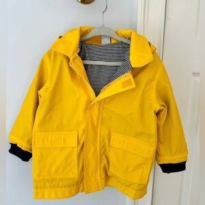 Petit Bateau hooded raincoat, size 18 months
